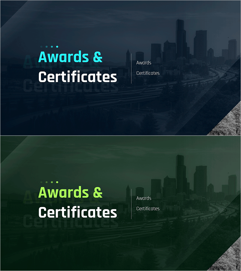 실용적인 회사소개서 템플릿 간지