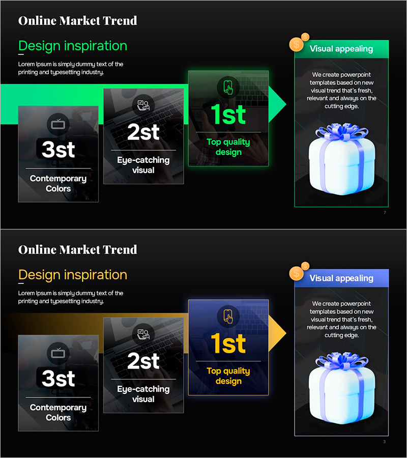 온라인 시장 트렌드 및 디자인 전략 - 시각적 매력과 데이터 흐름