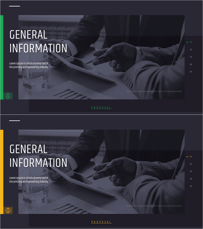 모던 시티 테마 제안서 간지