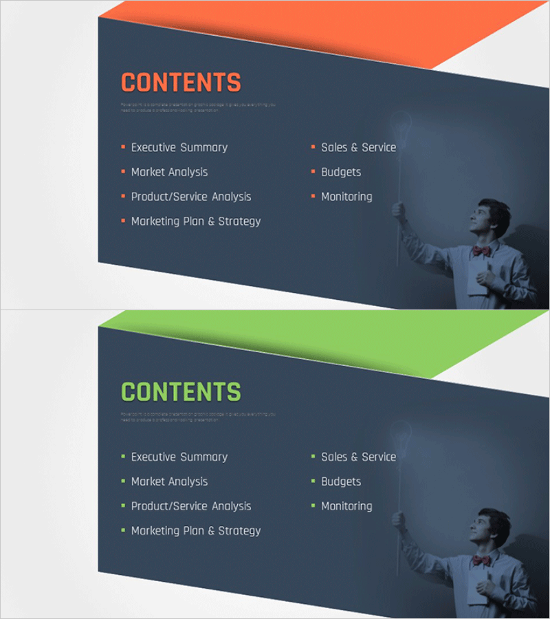 다이나믹 밴드 마케팅 기획서 템플릿 목차