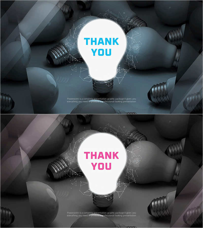 스타트업 사업계획서 템플릿 엔딩 표지 – 세련되고 감각적인 마무리