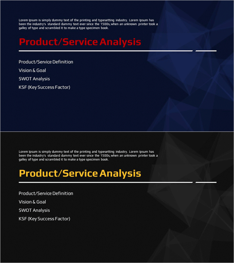 다이아몬드 테마 마케팅 기획서 템플릿 간지