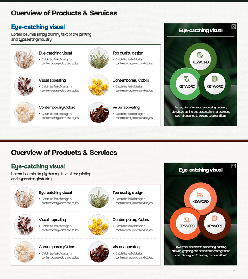 주목받는 천연재료 비주얼과 특성 분석 – 클러스터 다이어그램 활용