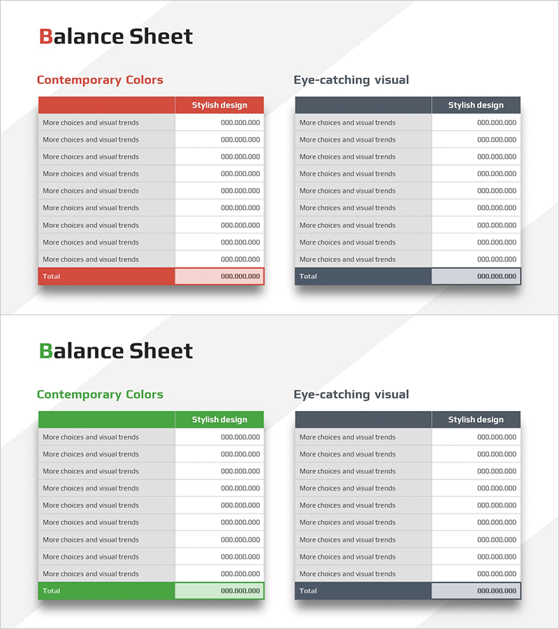 자산, 자본 구조 분석 테이블 - 재무 계획을 위한 효율적 도구