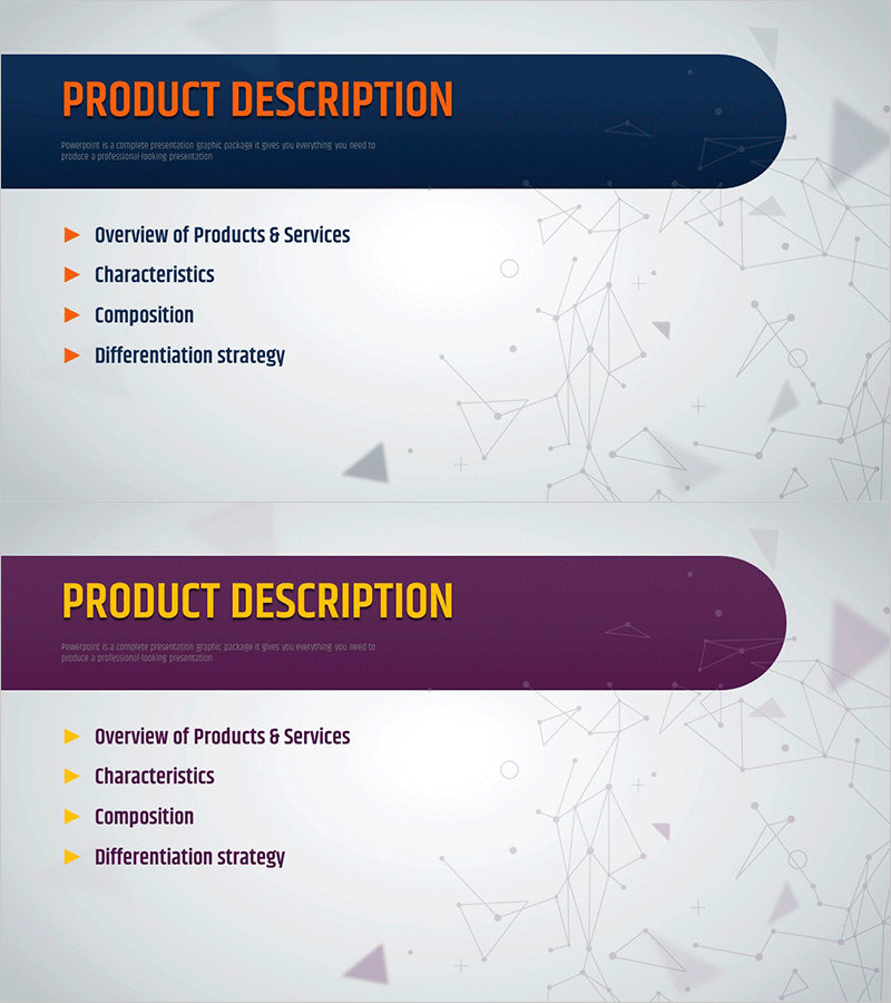 별자리 테마 사업계획서 템플릿 간지