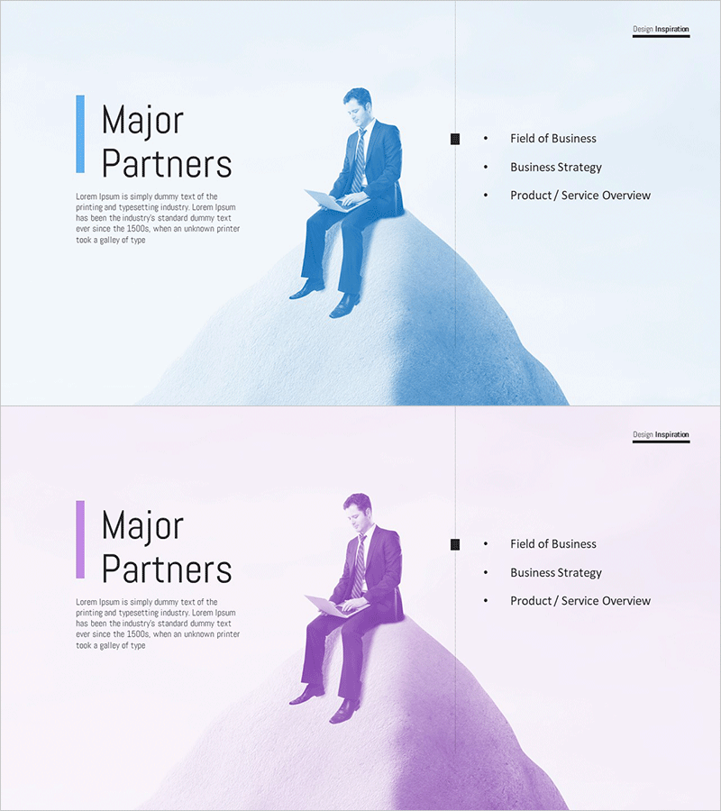 생각하는 회사원 템플릿 간지 – 비즈니스 편안함