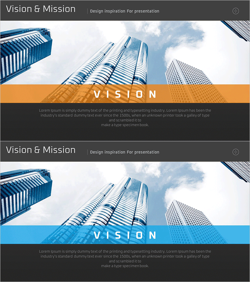 회사 핵심비전 소개 – 비전과 목표의 효과적인 전달