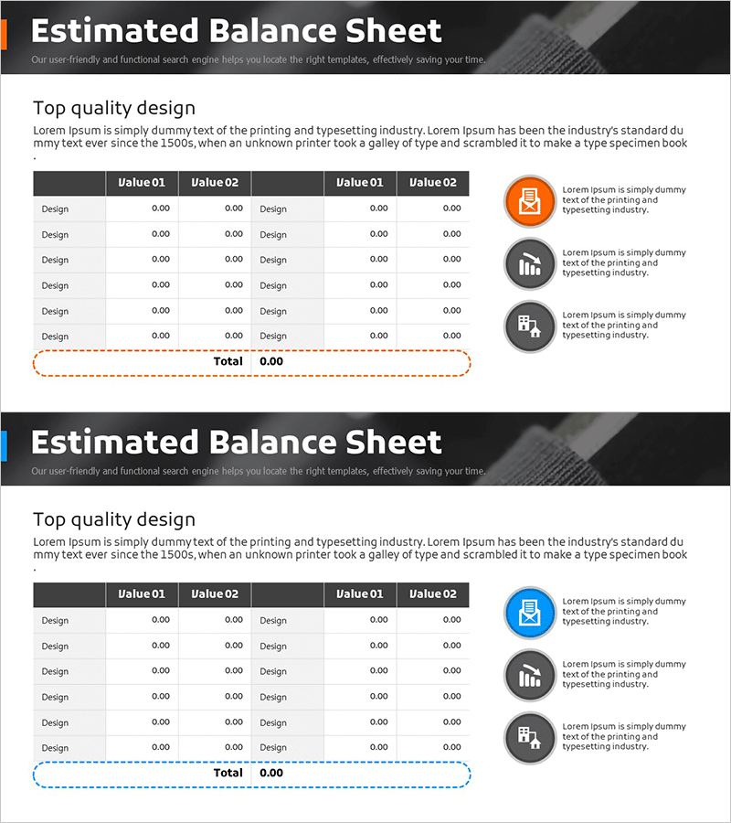 의류 사업 대차대조표 – 청사진과 실용성