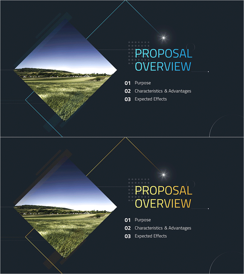 포토그래피 제안서 템플릿 간지