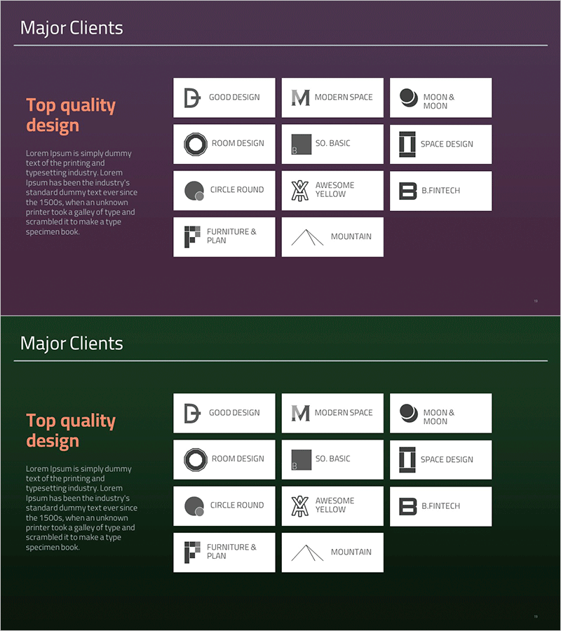 주요 클라이언트 목록 – 고객 및 파트너사 소개