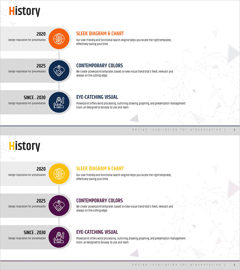 사업 히스토리 소개 – 클러스터형 다이어그램 활용