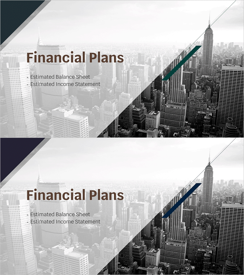 전망 사업계획서 템플릿 간지