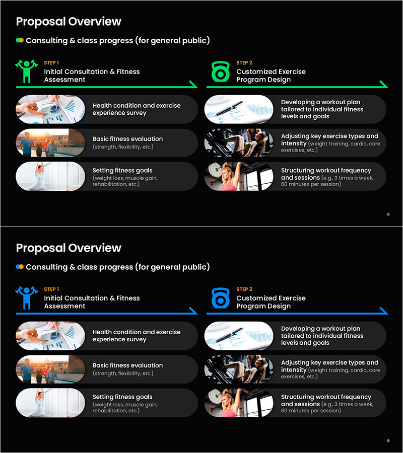 건강운동전문가 프로그램 제안 개요 – 맞춤형 피트니스 클래스 안내