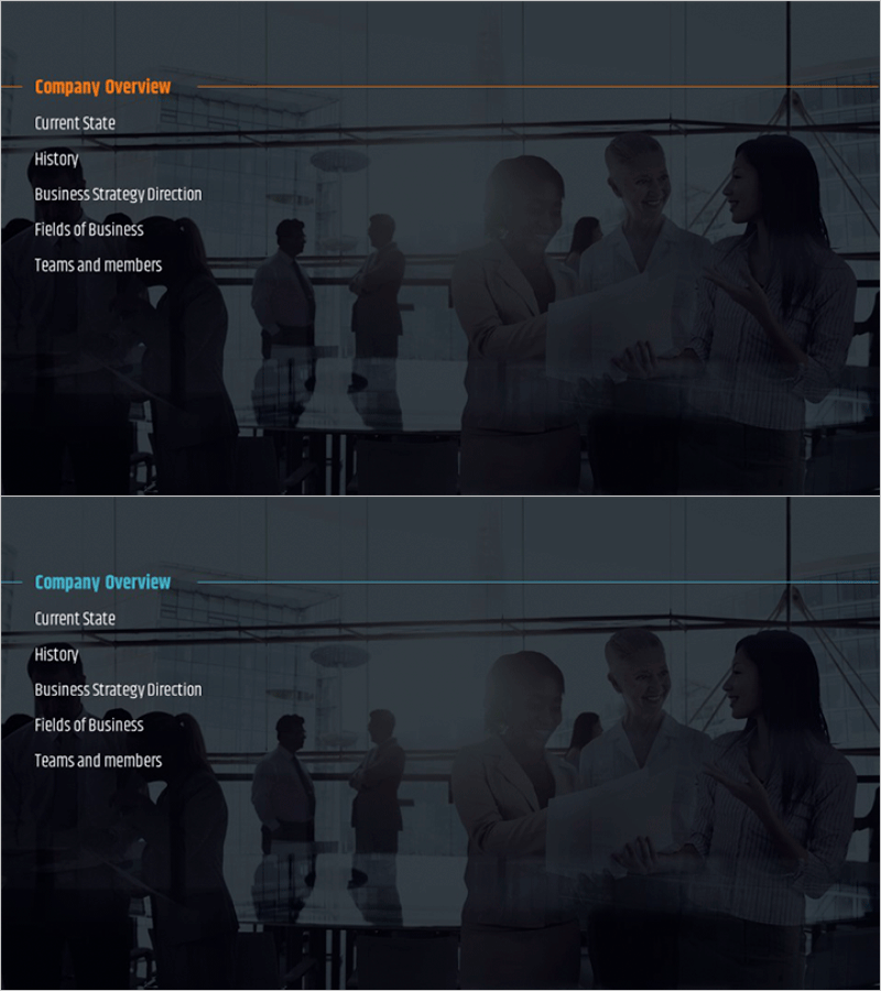 도시 모던 테마 사업계획서 템플릿 간지