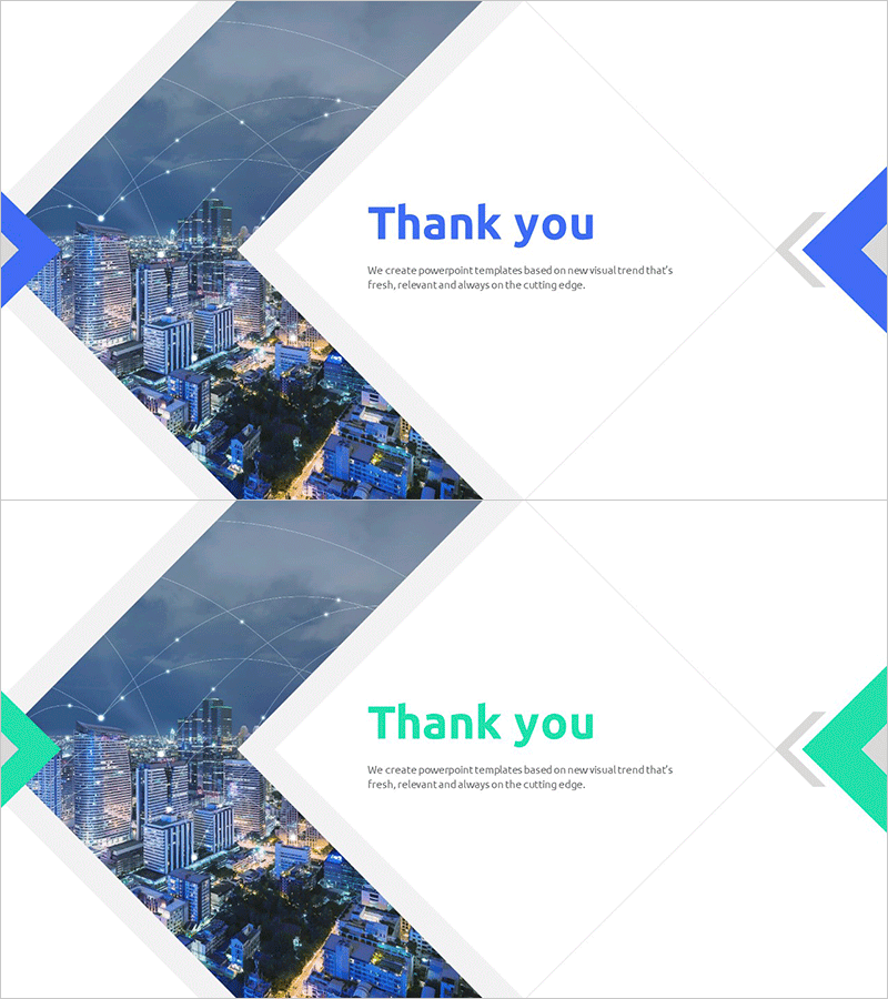 스타트업 투자유치 템플릿 엔딩 표지