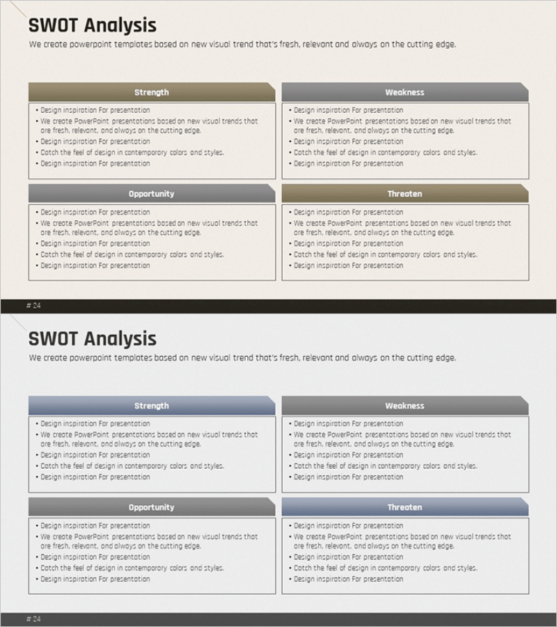 SWOT 분석 클러스터 폐쇄 다이어그램 – 전략적 통찰력