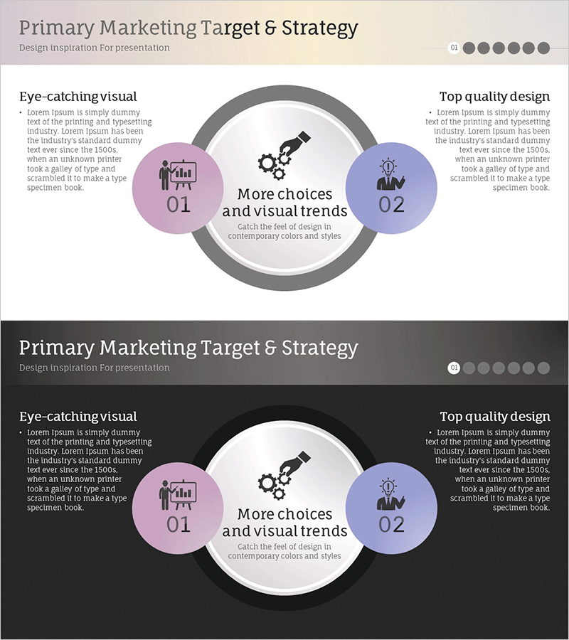 주요 마케팅 전략 다이어그램