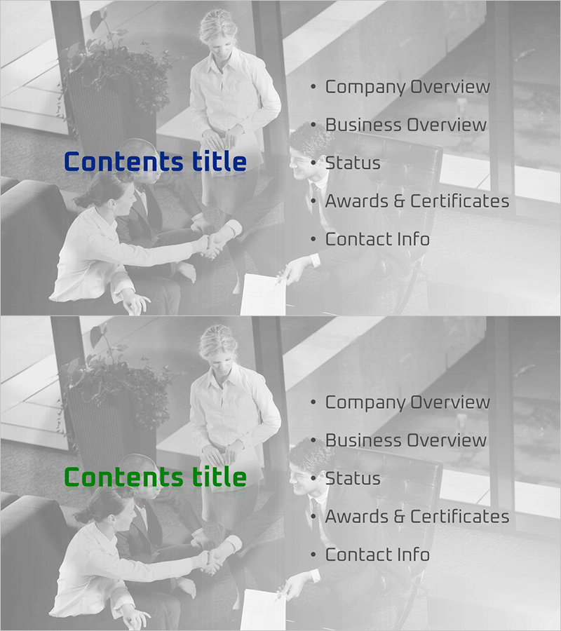 글로벌 그룹 회사소개서 템플릿 목차