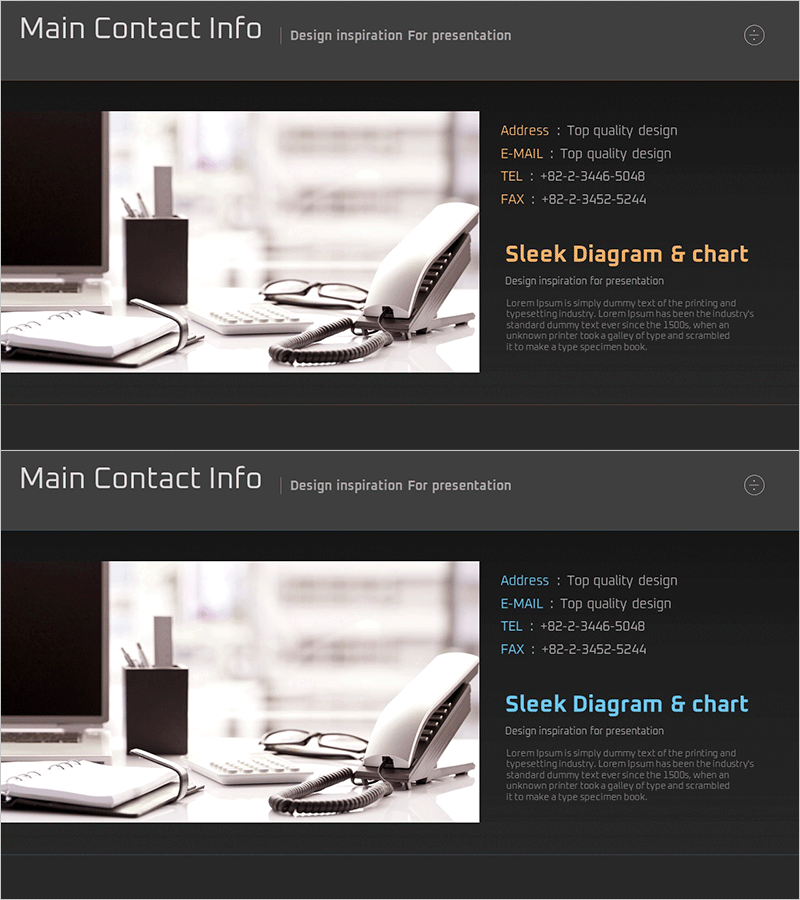 회사 프로필 요약 슬라이드 – 사업 소개 및 전략