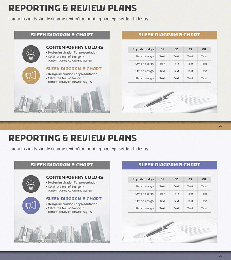 프로젝트 보고 및 검토 계획 – 전문가적인 접근