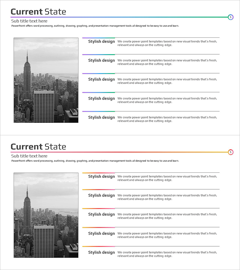 비즈니스 목표 개요 슬라이드