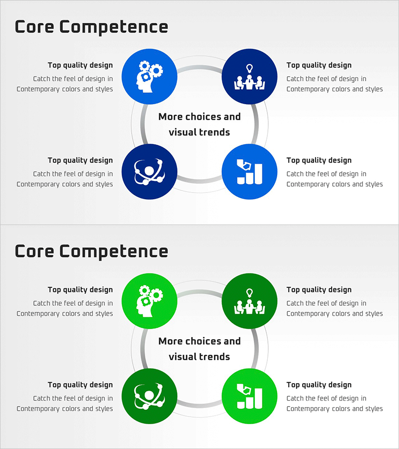 사업 아이디어 공유 다이어그램 - 비즈니스 비전과 전략