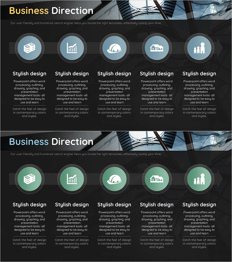 건설 사업 특성 다이어그램 - 사업 전략 및 목표를 시각화