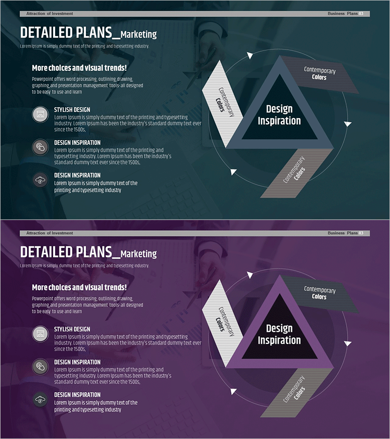 브랜드 포지셔닝 전략 삼각 다이어그램