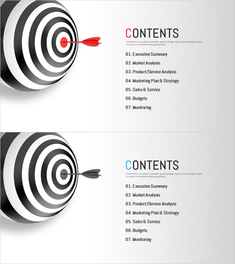 타겟 마케팅 기획서 템플릿 목차