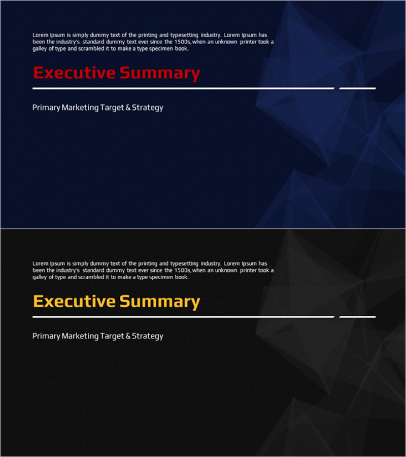 다이아몬드 테마 마케팅 기획서 템플릿 간지