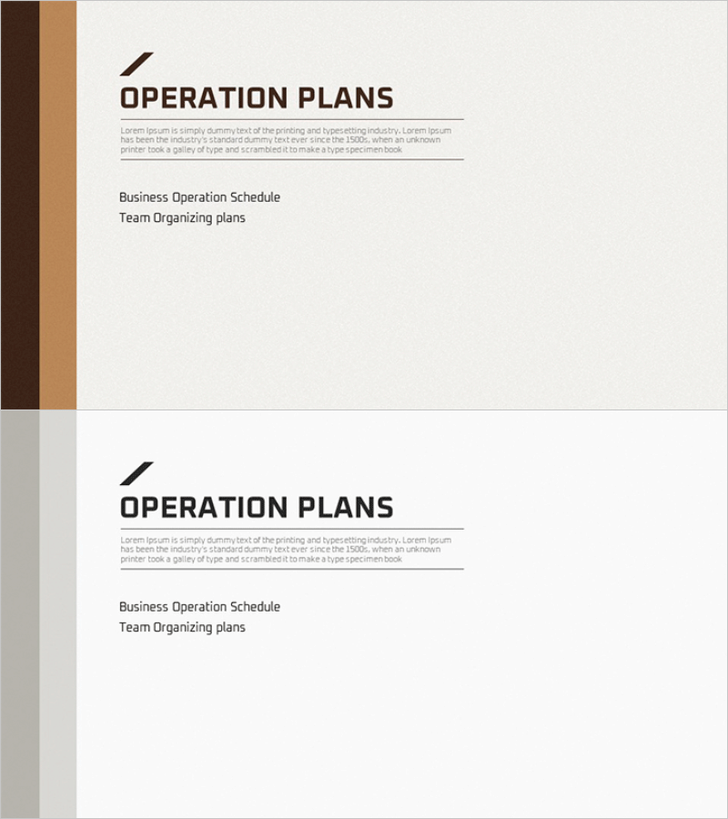 비즈니스 플랜 만년필 테마 템플릿 간지