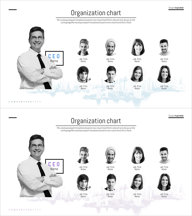 성공으로 이끄는 대표자 & 팀 프로필