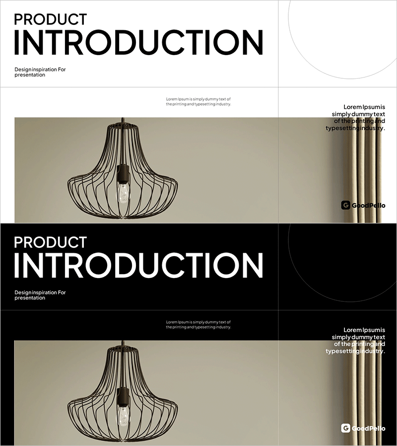 인테리어 제품 소개 템플릿 표지