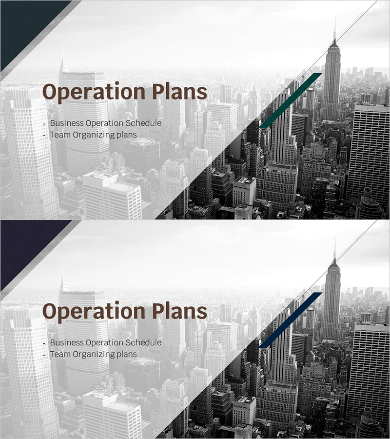 전망 사업계획서 템플릿 간지