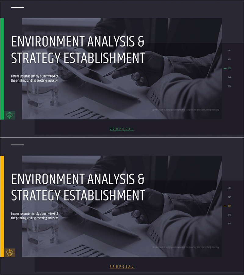 모던 시티 테마 제안서 간지 – 전략 분석 및 수립