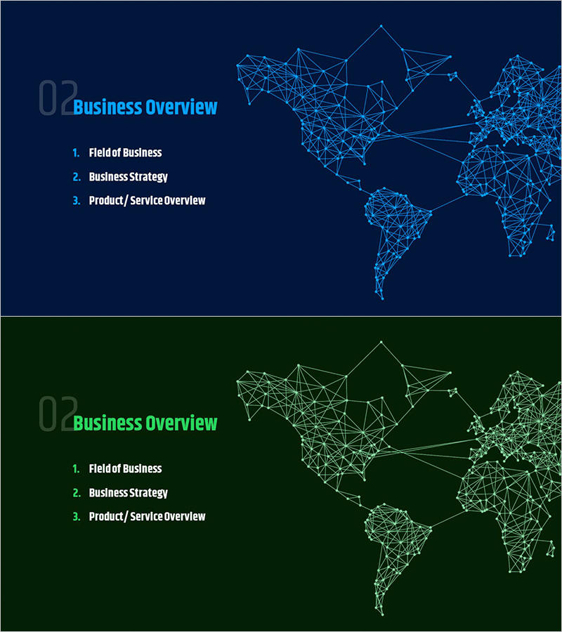 세계적인 기업을 위한 회사소개서 간지 – 비즈니스 개요