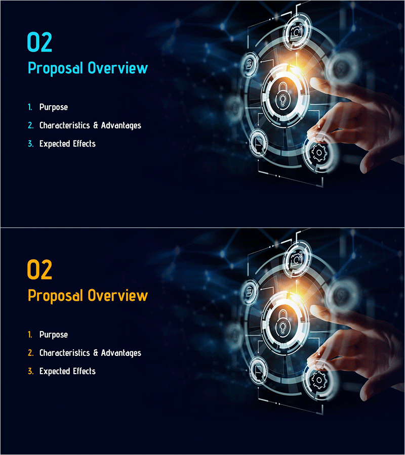 미래 기술 사회 제안서 간지 – 혁신과 효율성