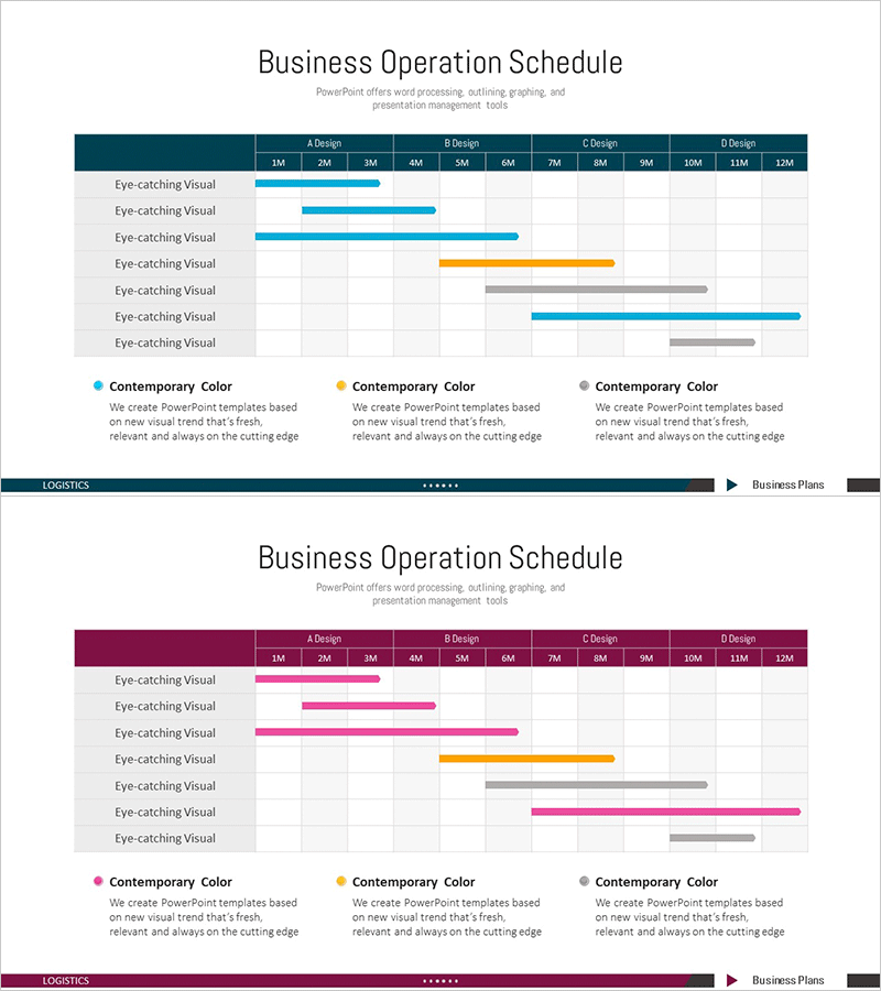 비즈니스 추진 일정표 – 효과적인 사업 운영 계획
