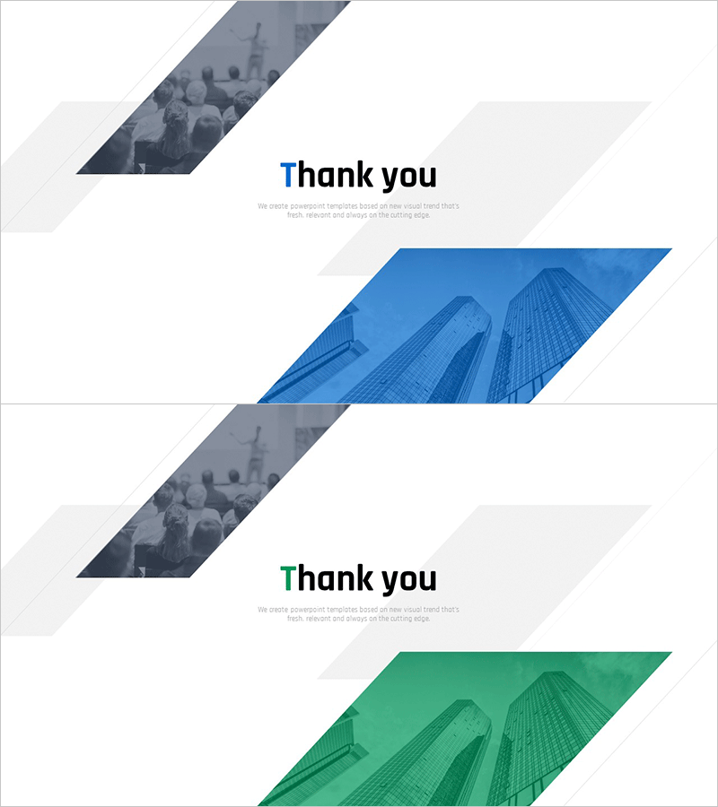 부동산 투자유치 템플릿 엔딩 표지