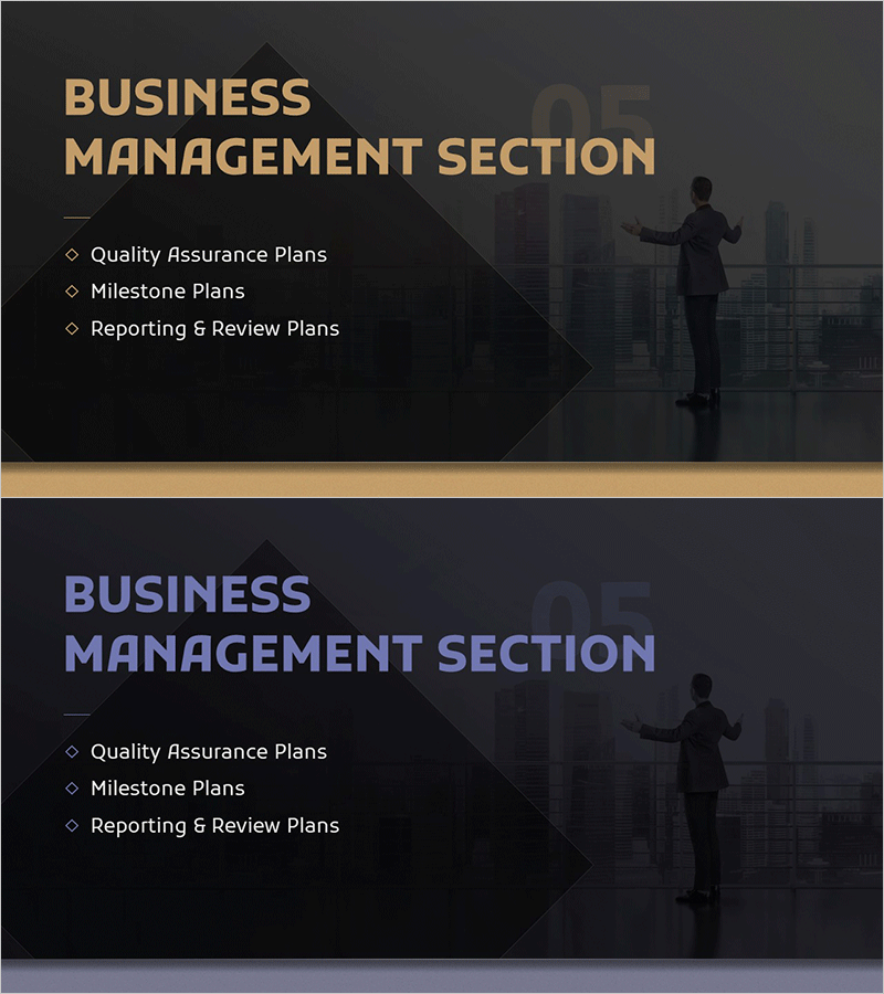 비즈니스 맨 제안서 템플릿 간지 – 전문성과 매력을 동시에