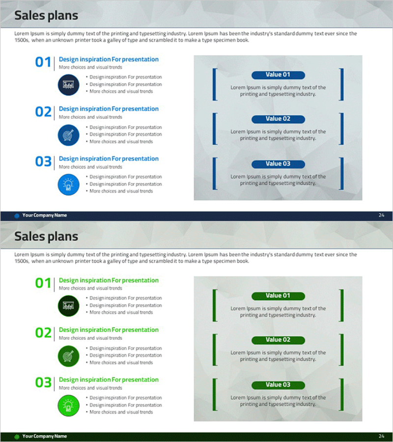 가격 전략 & 목표 설정 슬라이드