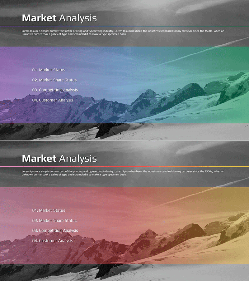 설산테마 사업계획서 템플릿 간지 – 혁신적 분석 도입