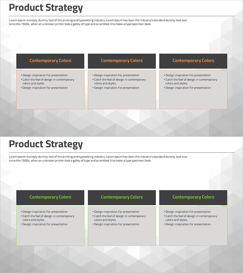 상품 전략 개요 – 수행과 성과