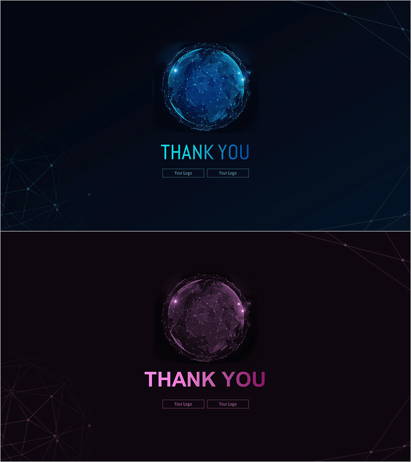 글로벌 투자유치 템플릿 엔딩표지 – 성공적인 제안의 마무리