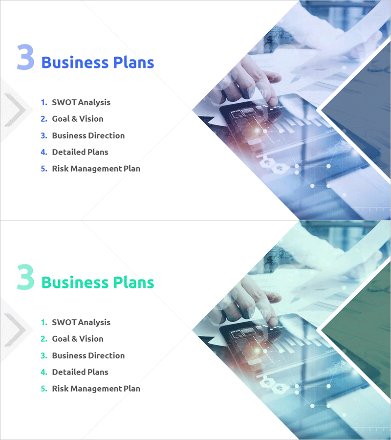 스타트업 투자유치 템플릿 간지 – 비즈니스 계획 설명