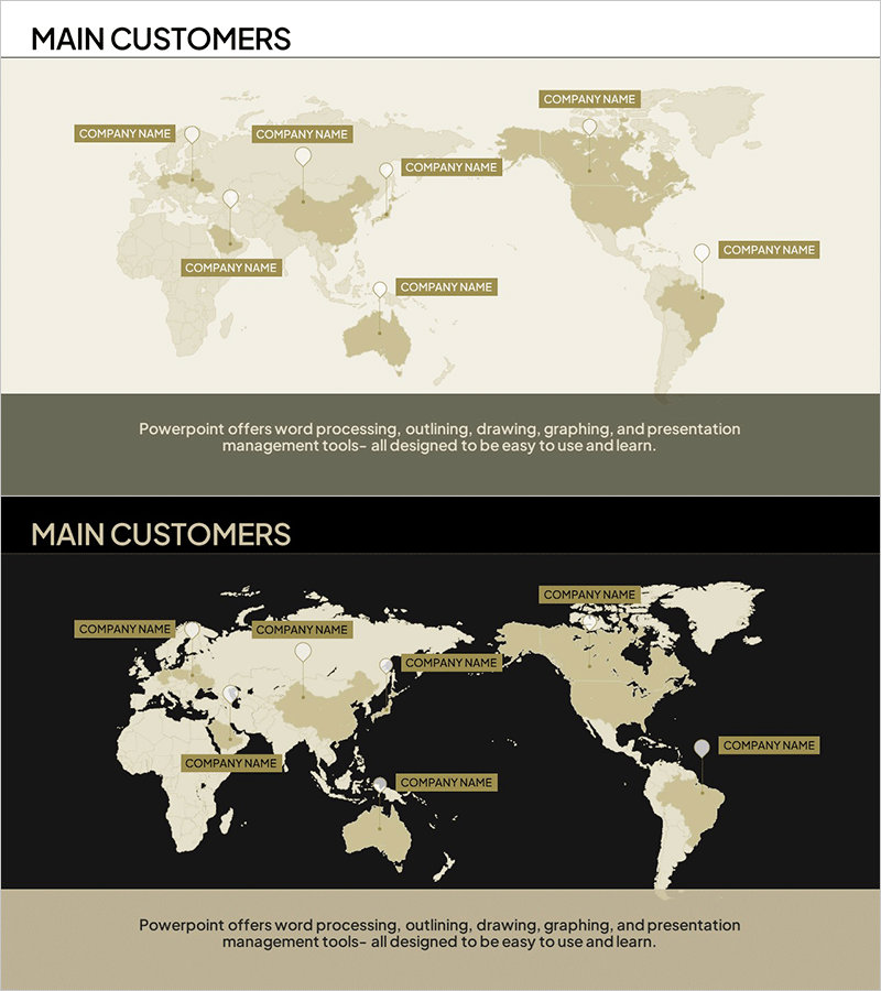 글로벌 시장 주요 기업 소개 – 고객 네트워크 시각화