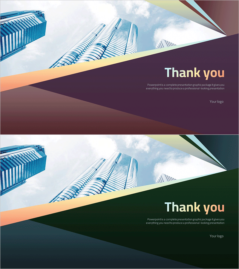 컬러 그라데이션 엔딩 표지 – 강렬한 마무리