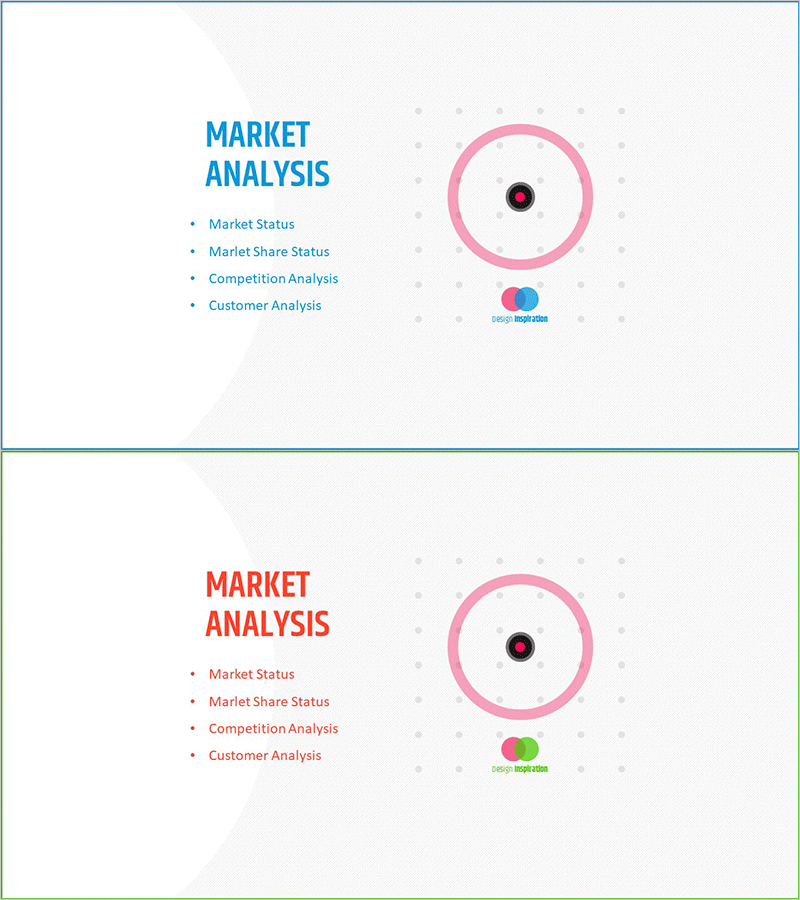 비즈니스 사업계획서 PPT 템플릿 – 시장 분석 섹션