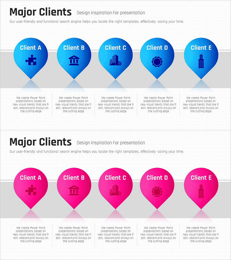 비즈니스 특성 3D 풍선 다이어그램 – 특징과 소개