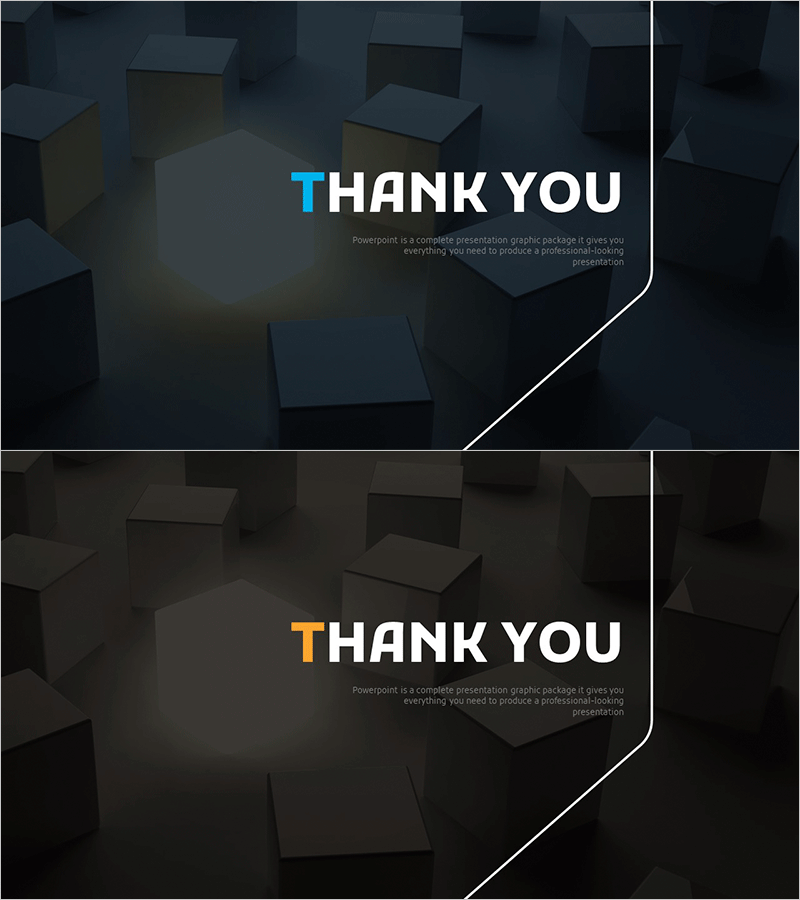 사업 아이디어 제안서 템플릿 엔딩 표지